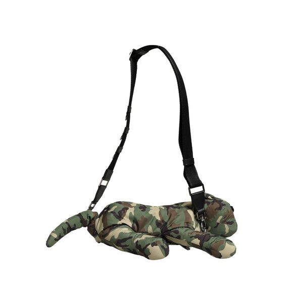 Dolce & Gabbana Multicolor Camouflage Animal Silhouette Waist Borse Women's Bag